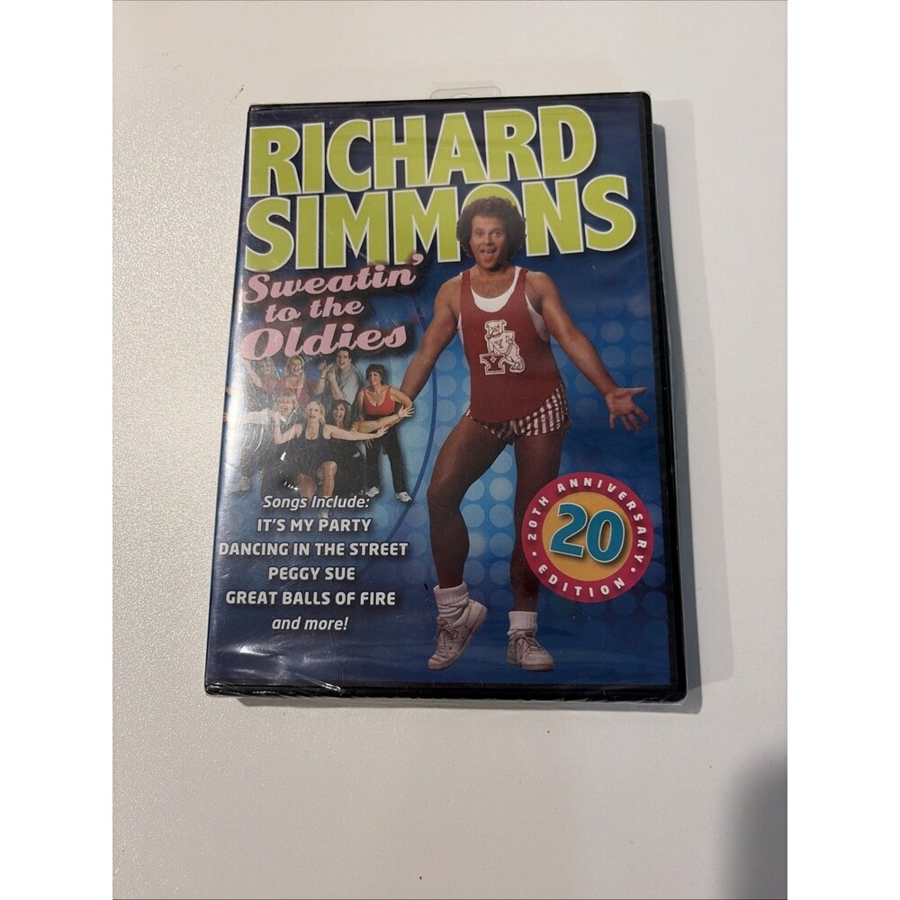 Richard Simmons Sweatin’ to the Oldies DVD 20th Anniversary Workout Fitness